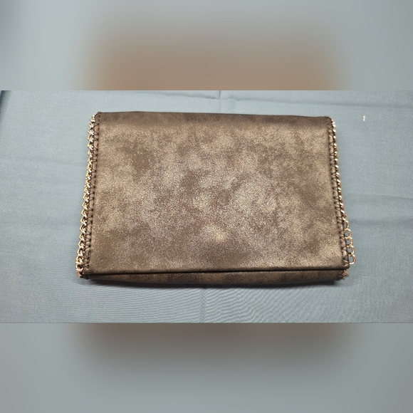 Chelsea28 Handbags - Chelsea28 Black Chain-Trim Clutch